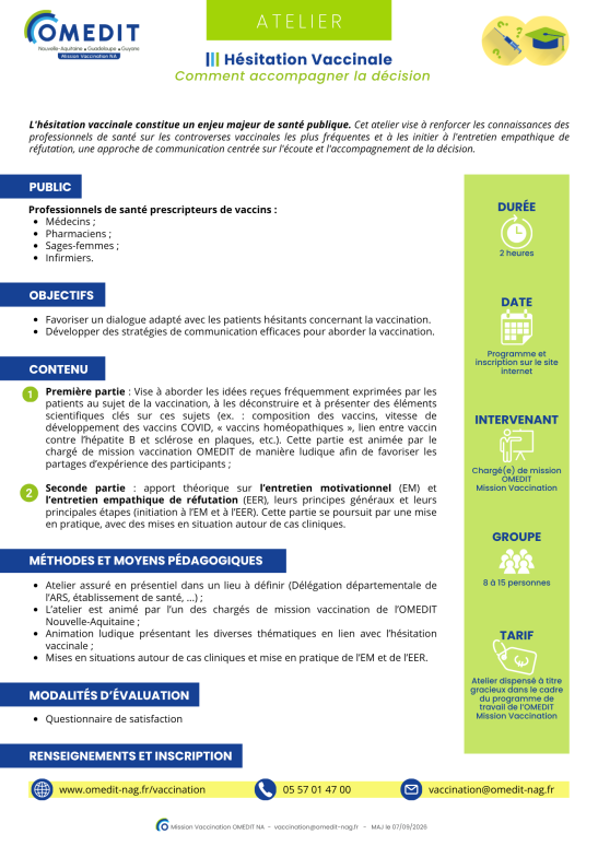 Programme hésitation vaccinale