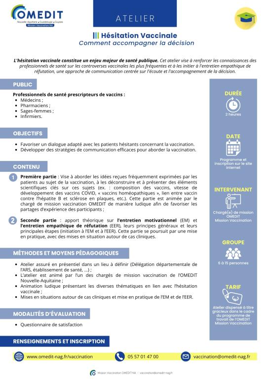 Programme hésitation vaccinale