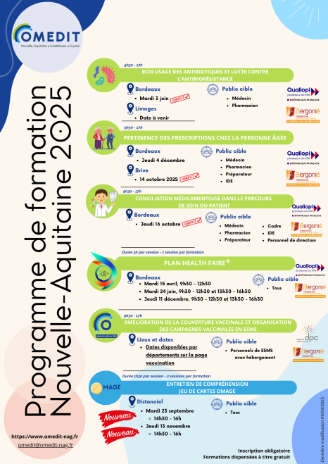Programme formations -  2025